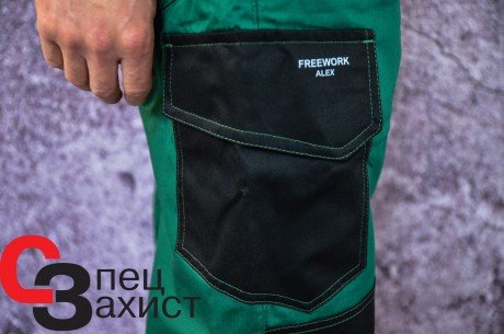 напівкомбінезон робочий спецодяг спецовка зі світлоповертачами